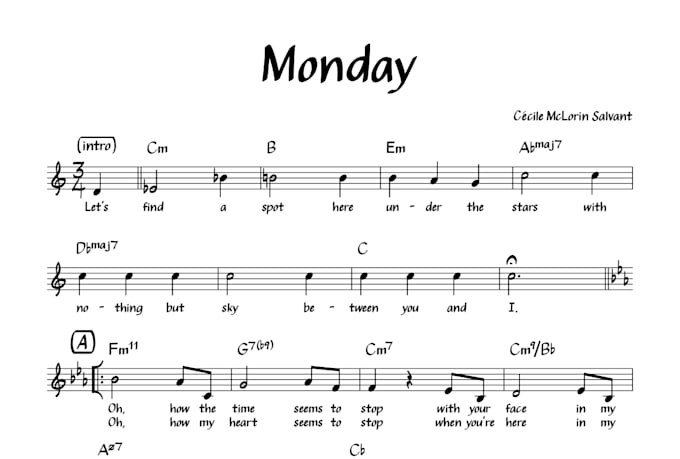 turn your song into a lead sheet
